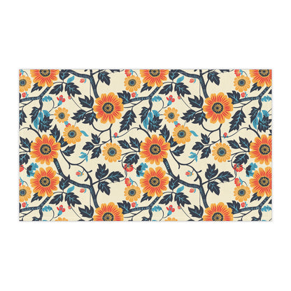 Golden Vine Tapestry Kitchen Towel - Cotton Twill - 18" x 30"