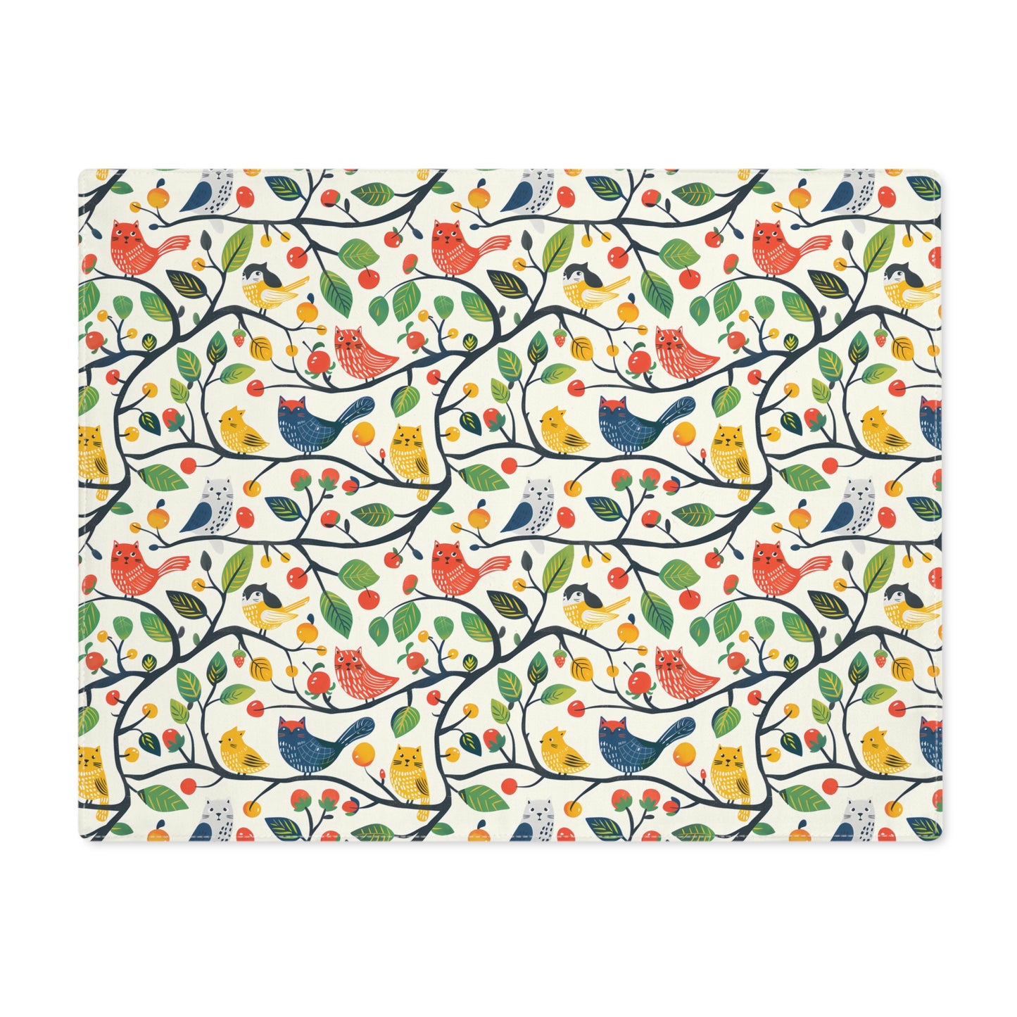 Catbird Tree Designer Placemat - 18" x 14".