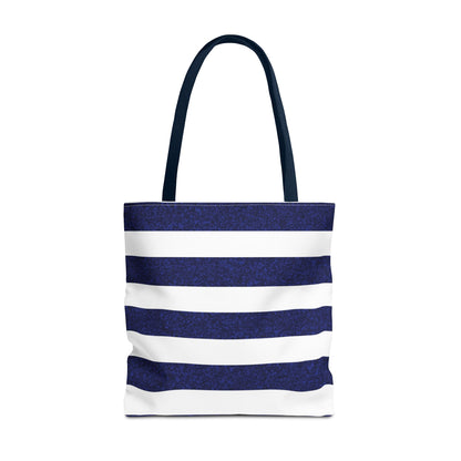 Classic Stripes Celebration Tote Bag — Nautical Canvas Shopper