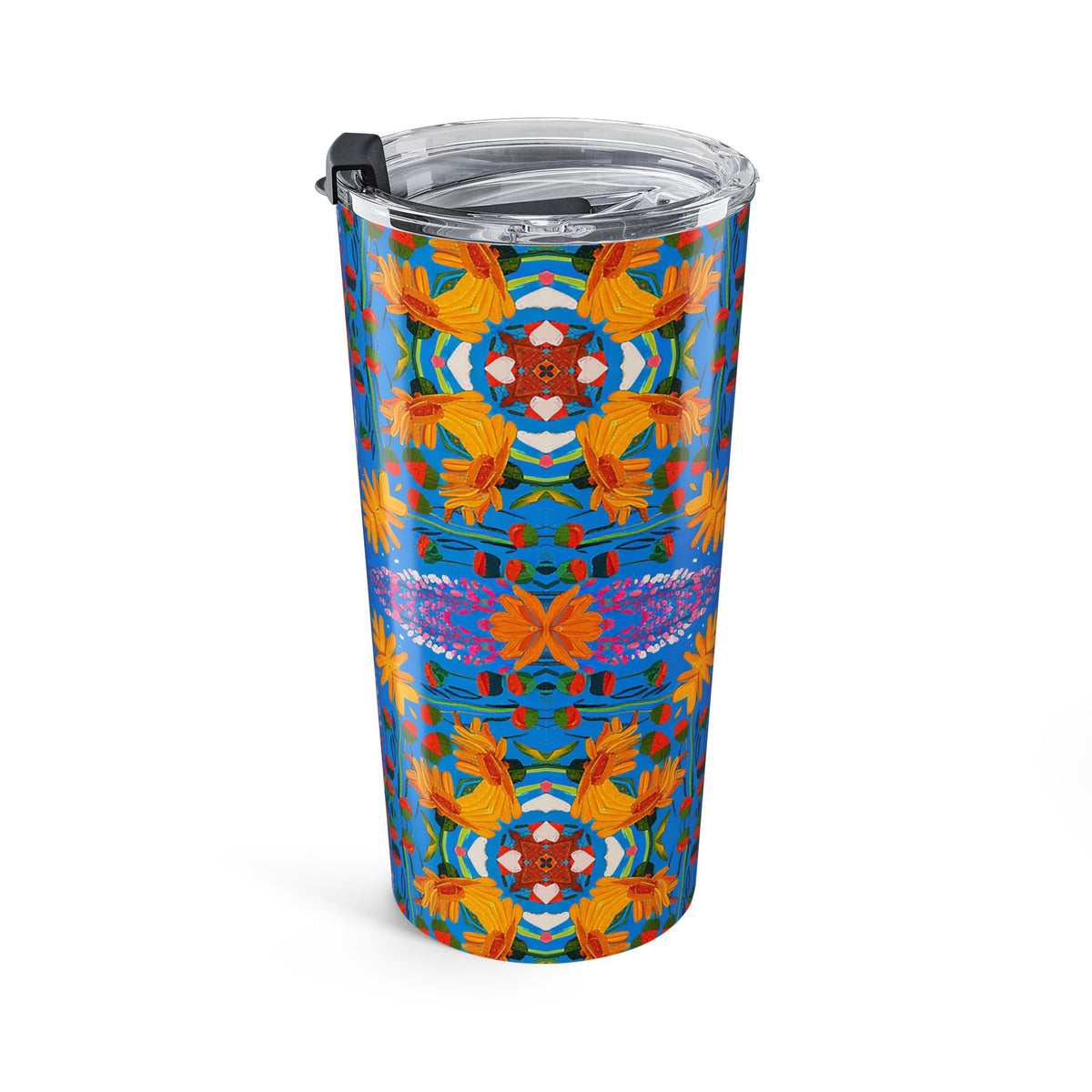 Blooming Mosaic Voyage Insulated Tumbler - 20 oz. Stainless Steel, Glossy Finish