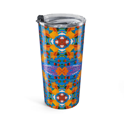 Blooming Mosaic Voyage Insulated Tumbler - 20 oz. Stainless Steel, Glossy Finish