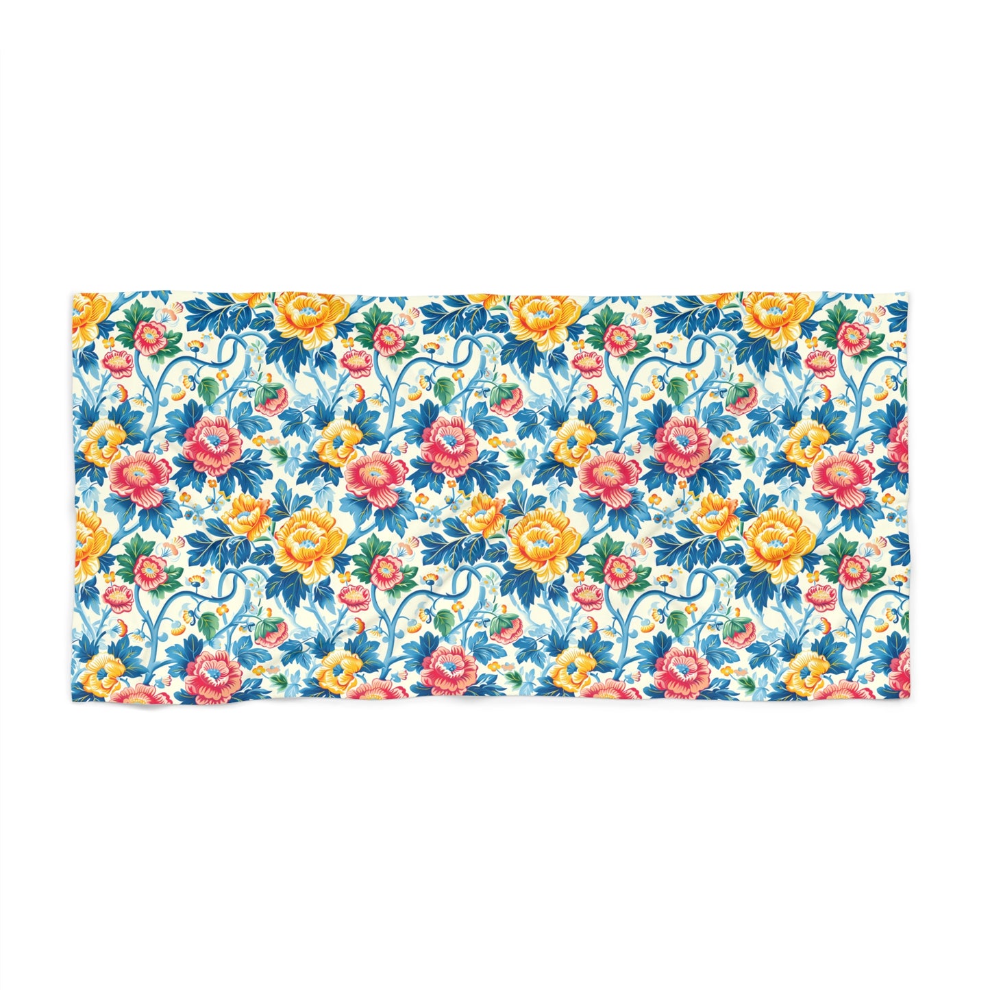 Victorian Vine Romp Luxurious Beach Towel - Available in 2 sizes.