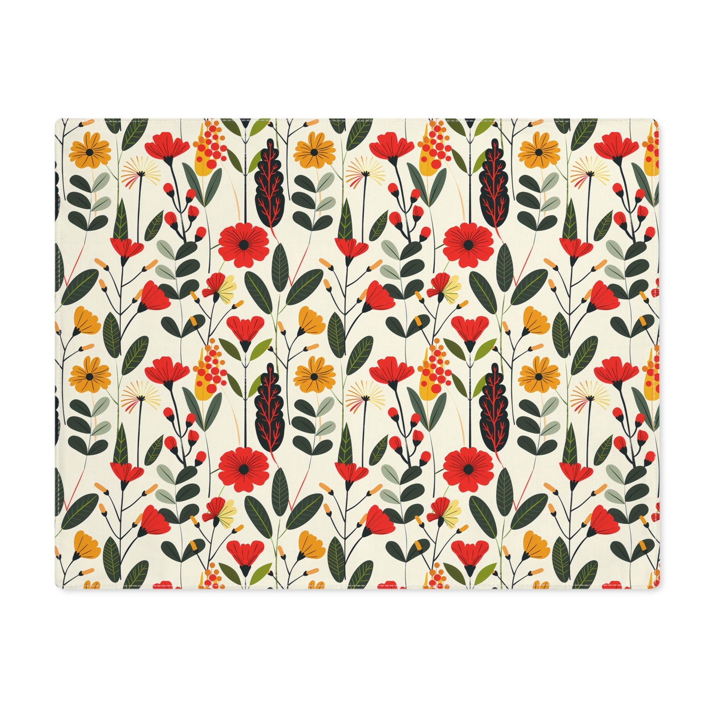 Autumn Bloom Delight Placemat - 18" x 14".