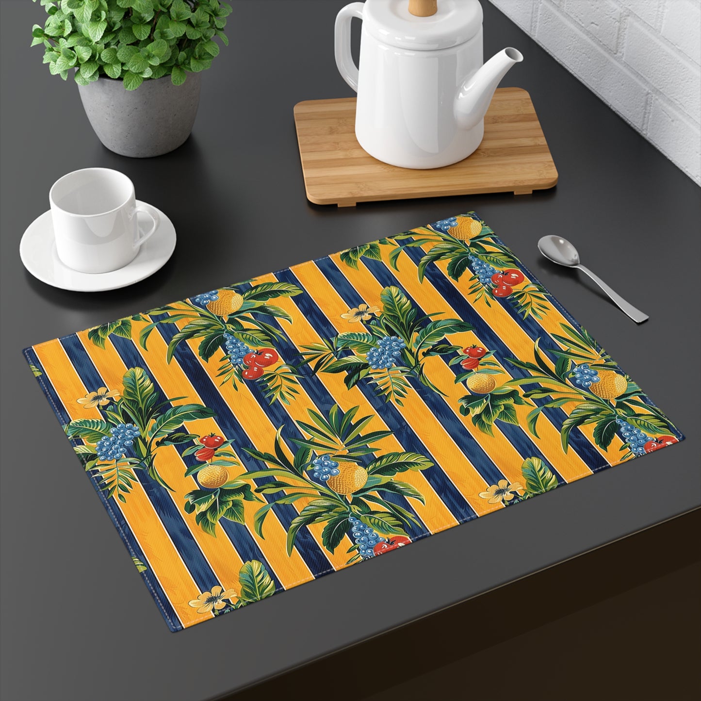 Riviera Fruitscape Placemat - 18" x 14".