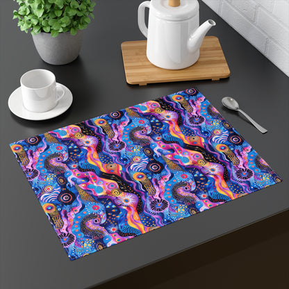 Purple Craziness Placemat - 18" x 14".