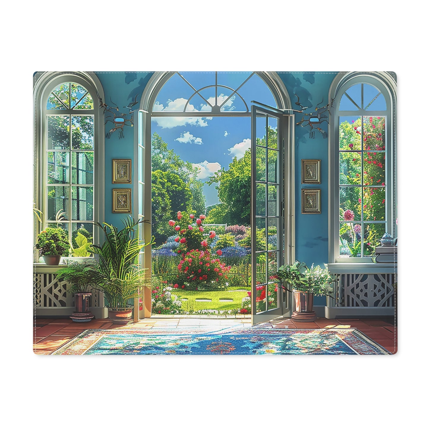 English Garden Room Elegance Placemat - 18" x 14".