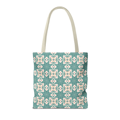 Desert Cactus Star Tile Tote Bag - Carry Southwest Charm Wherever You Go! Available in 3 sizes.