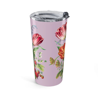 Vintage Tulip Trio Treasure Insulated Tumbler - 20 oz. Stainless Steel, Glossy Finish