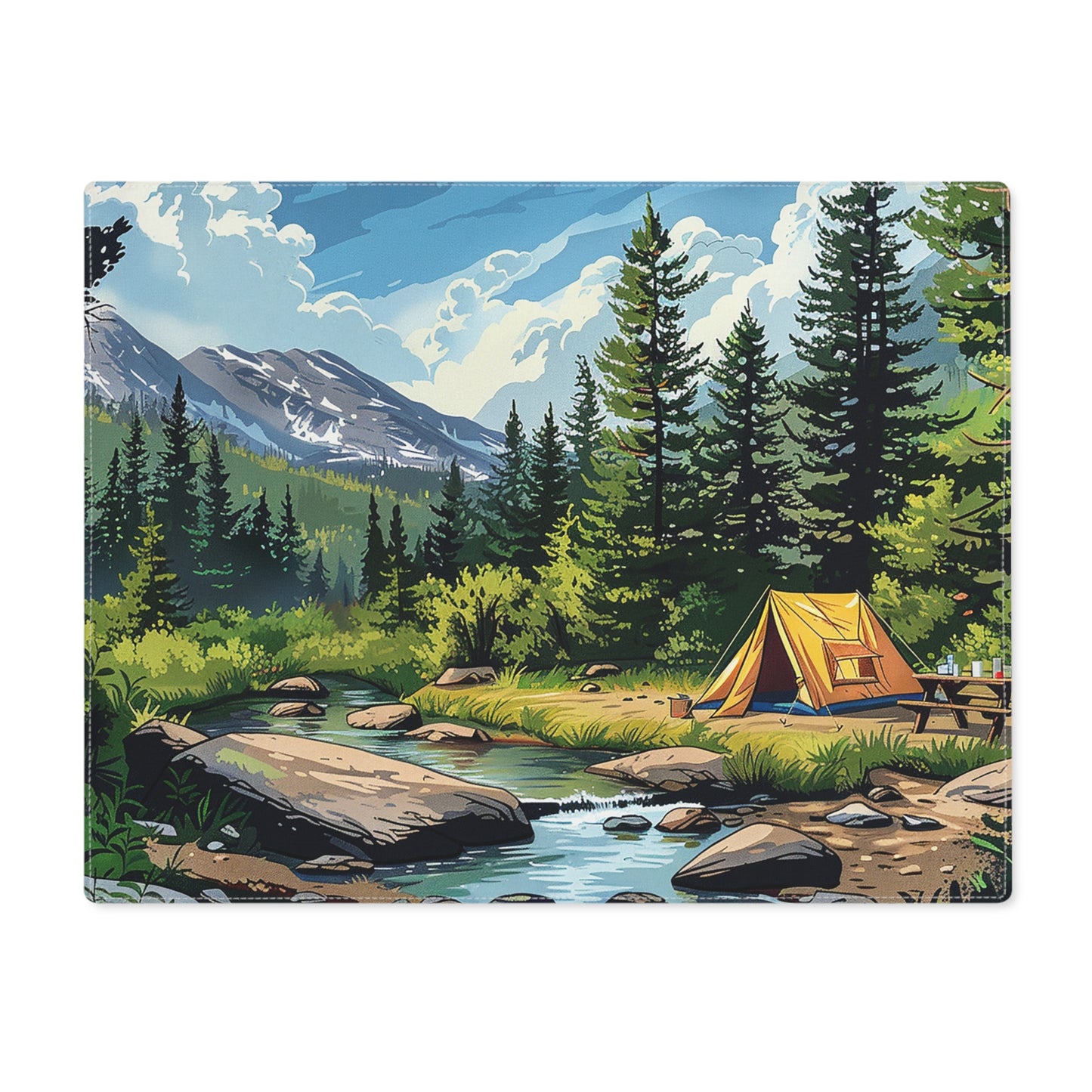 High Sierras Camp Placemat - 18" x 14".