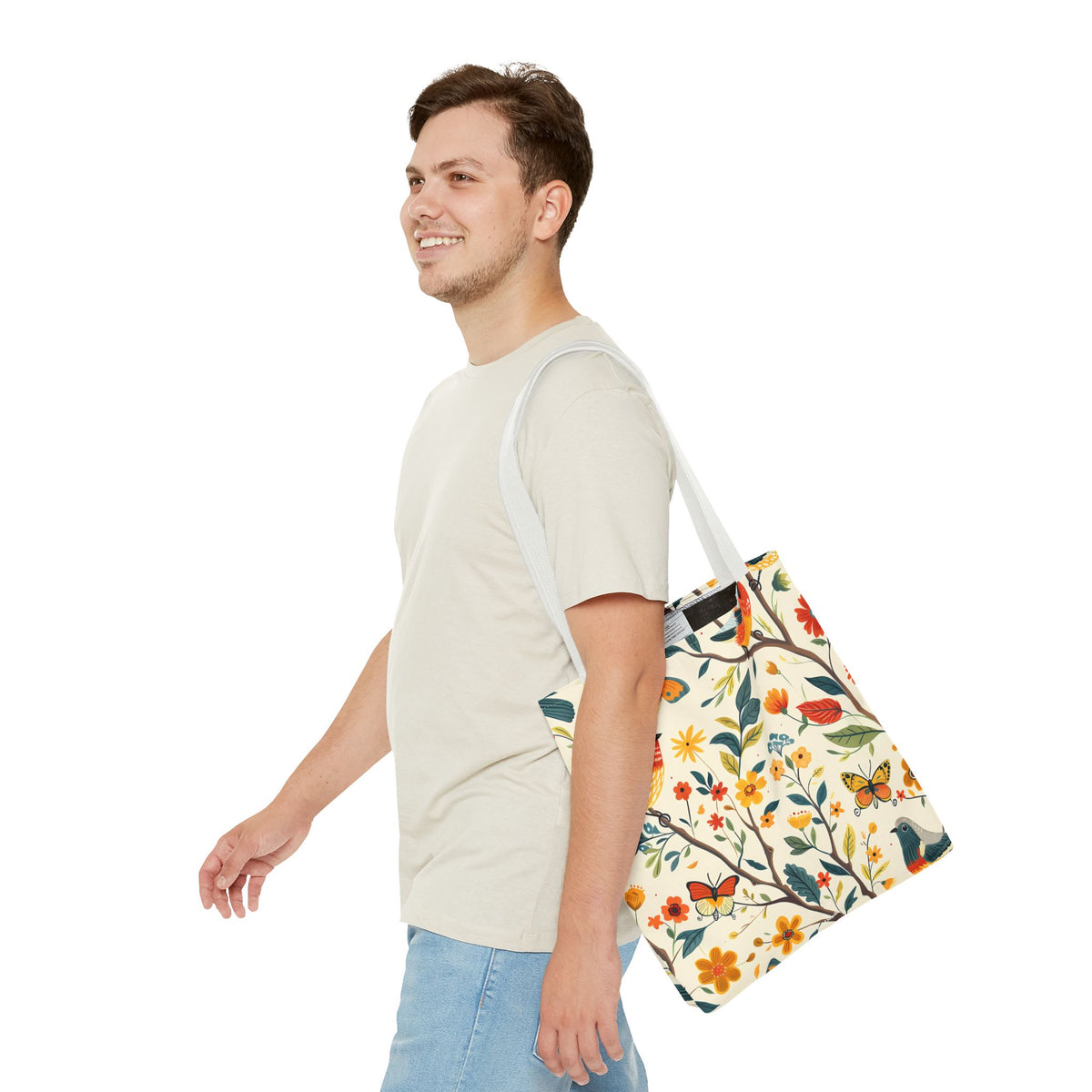 Tree Birds Tote Bag - Available in 3 sizes.