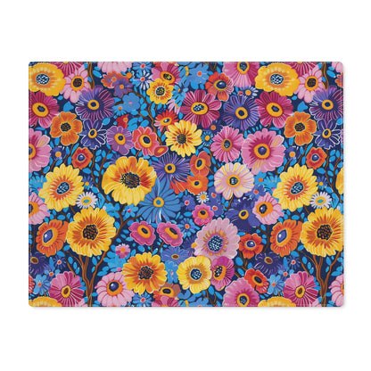 Midnight Garden Whimsy Placemat - 18" x 14".