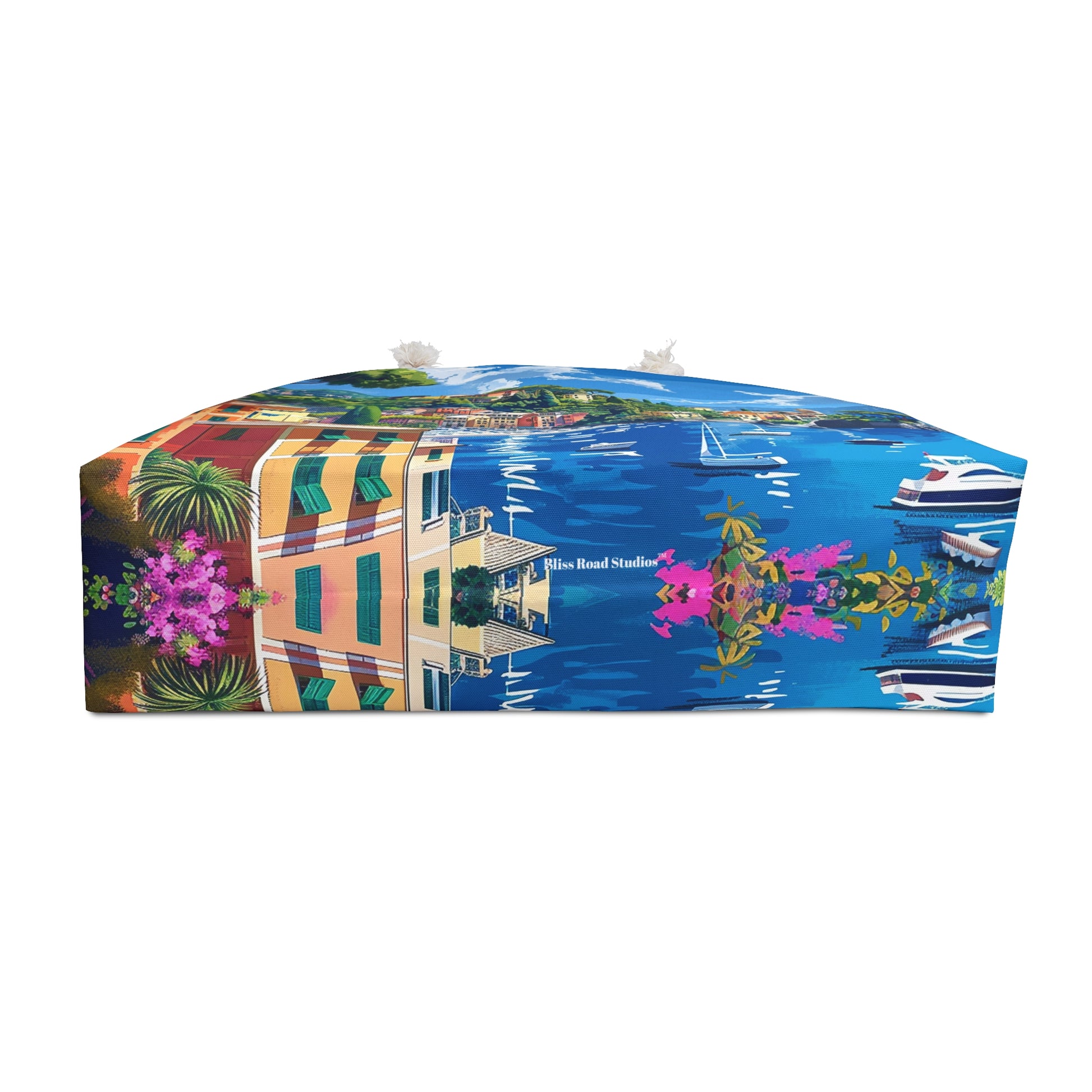 Portofino Coastal Escape Weekender Bag - Carry a Slice of the Italian Riviera - Where Every Journey Feels Like a Mediterranean Getaway!