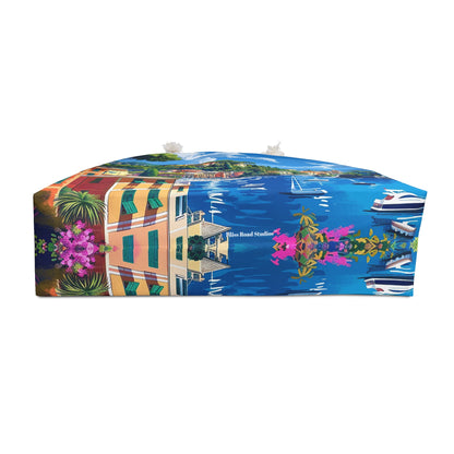 Portofino Coastal Escape Weekender Bag - Carry a Slice of the Italian Riviera - Where Every Journey Feels Like a Mediterranean Getaway!