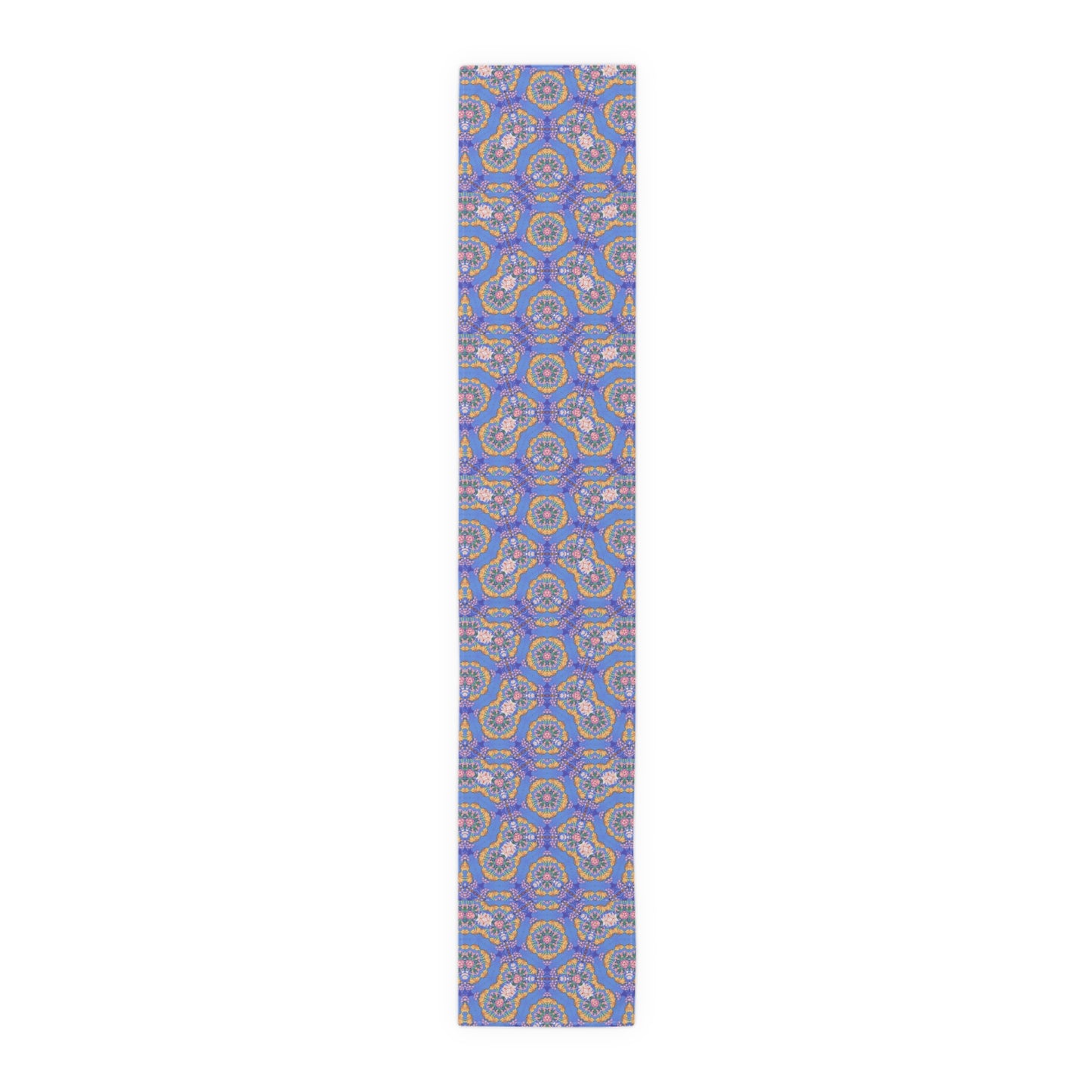GeoPetals Table Runner - Cotton Twill - Available in 2 sizes: 16" x 72" and 16" x 90".