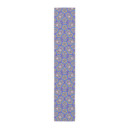 GeoPetals Table Runner - Cotton Twill - Available in 2 sizes: 16" x 72" and 16" x 90".