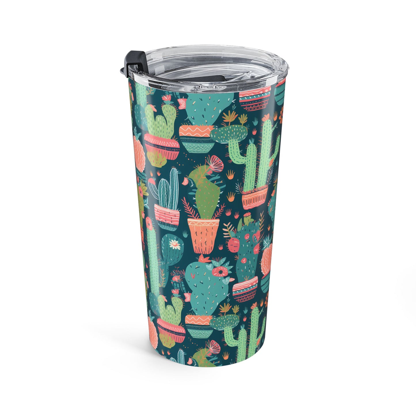 Cactus Cacophony Insulated Tumbler - 20 oz. Stainless Steel, Glossy Finish