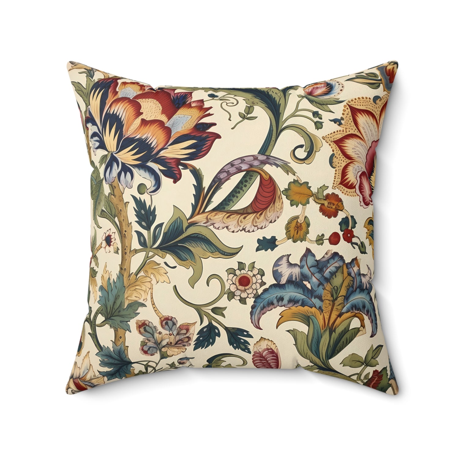Wordsworth Square Throw Pillow - Spun Polyester - Double-Sided Print - Concealed Zipper - Available in 4 sizes.