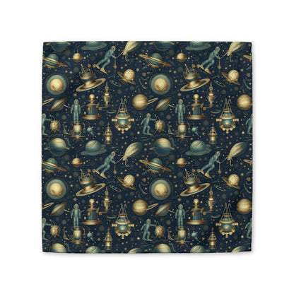 Steampunk Space Explorer cotton twill napkin