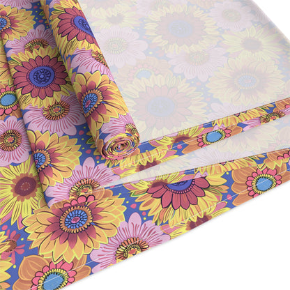 Sunny Garden Soiree Table Runner - Cotton Twill - Available in 2 sizes: 16" x 72" and 16" x 90".