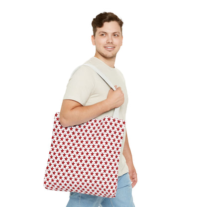 Star-Spangled Sparkle Tote Bag - Carry a Burst of Patriotic Sparkle! Available in 3 sizes.