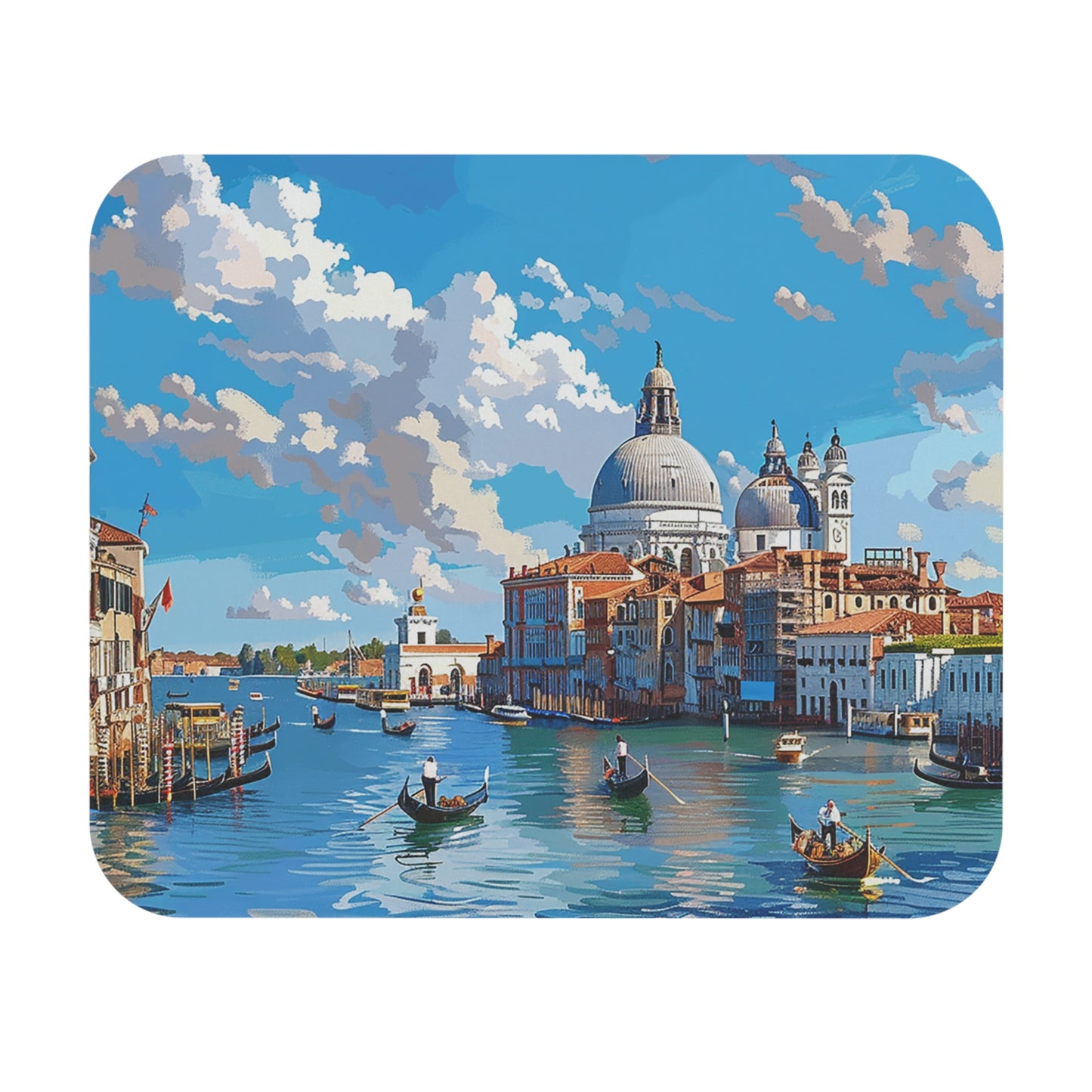 Venetian Grand Canal Mouse Pad - Glide Through Your Workday with Venetian Elegance!