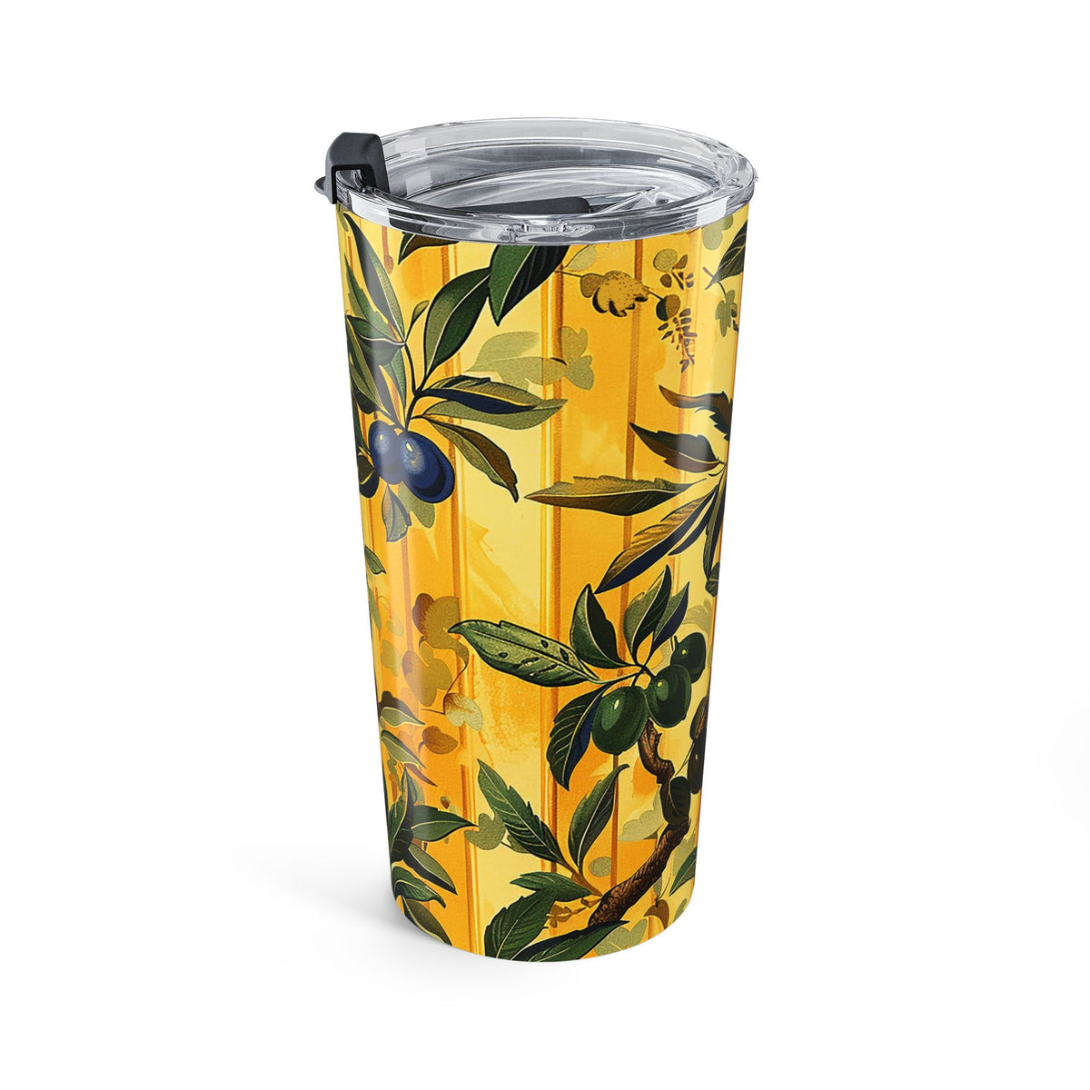 Olives & Sunshine Delight Insulated Tumbler - 20 oz. Stainless Steel, Glossy Finish