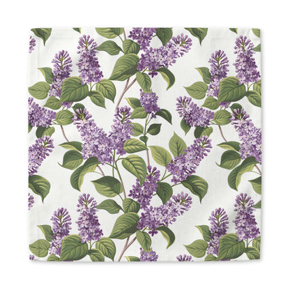 I Love Lilacs cotton twill napkin