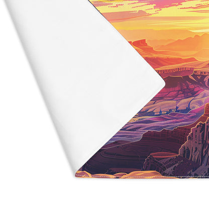 Golden Grand Canyon Glow Placemat - 18" x 14".
