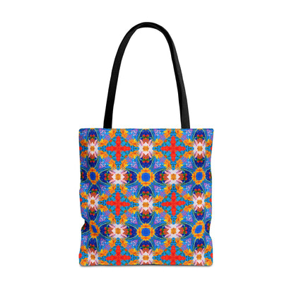 Floral Tapestry Wanderlust Tote Bag - Wander in Style with a Tapestry of Color! Available in 3 sizes.