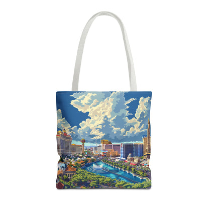 Viva Daytime Las Vegas Tote Bag - Bring the Vegas Vibe to Wherever You Roam! Available in 3 sizes.