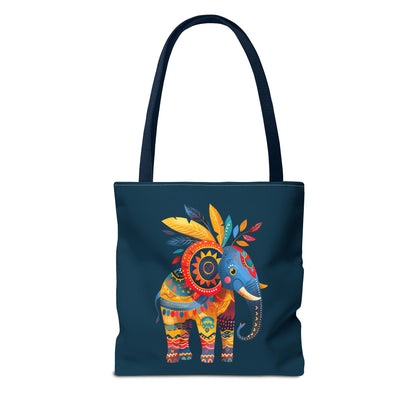 Ethnic Elephant Tote Bag - Carry the Spirit of the African Savanna with the Ethnic Elephant Tote! Available in 3 sizes.