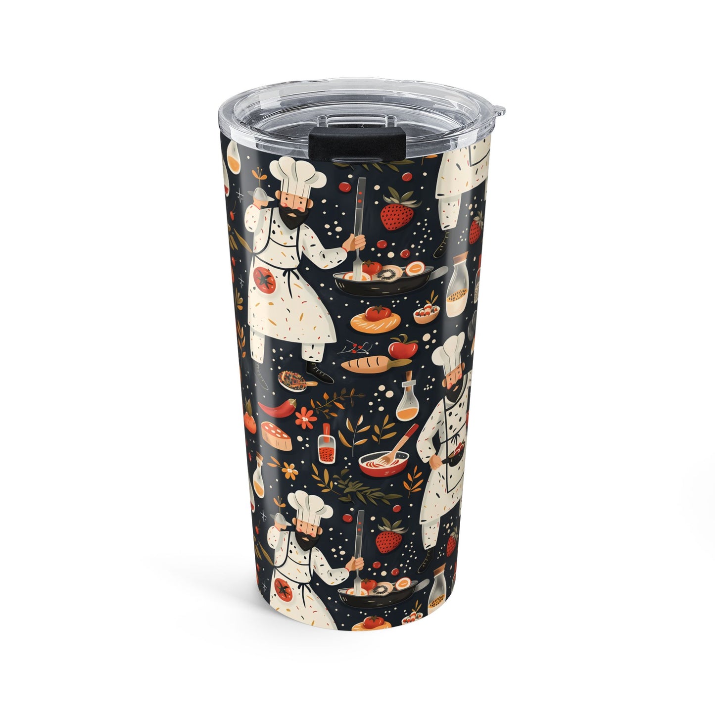 Chef's Delight Insulated Tumbler - 20 oz. Stainless Steel, Glossy Finish