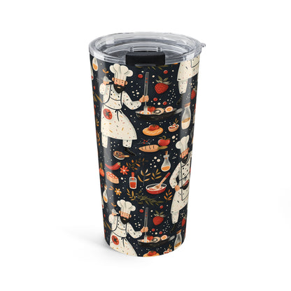 Chef's Delight Insulated Tumbler - 20 oz. Stainless Steel, Glossy Finish