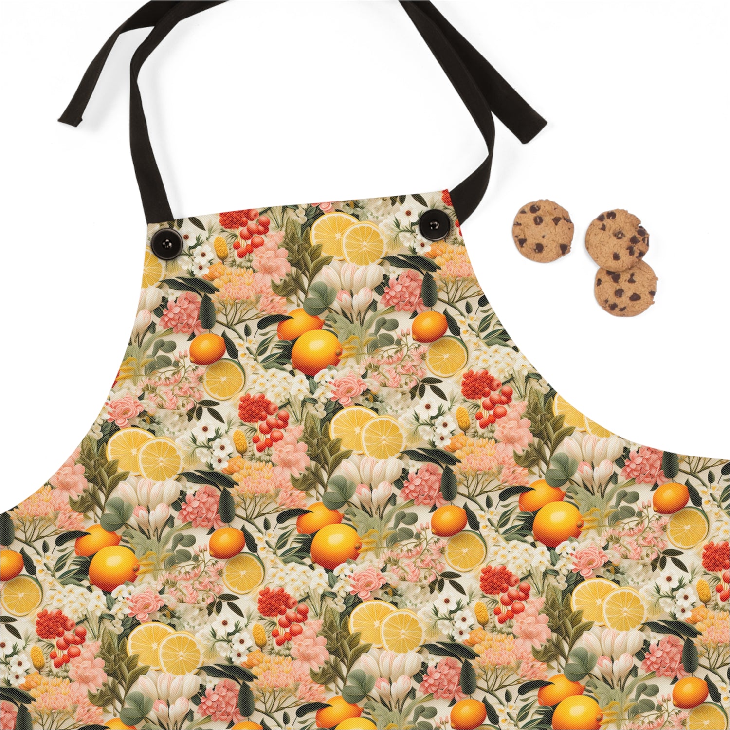 Old World Citrus Delight Adult Apron - Squeeze the Day with Style - Old World Citrus Delight Apron!