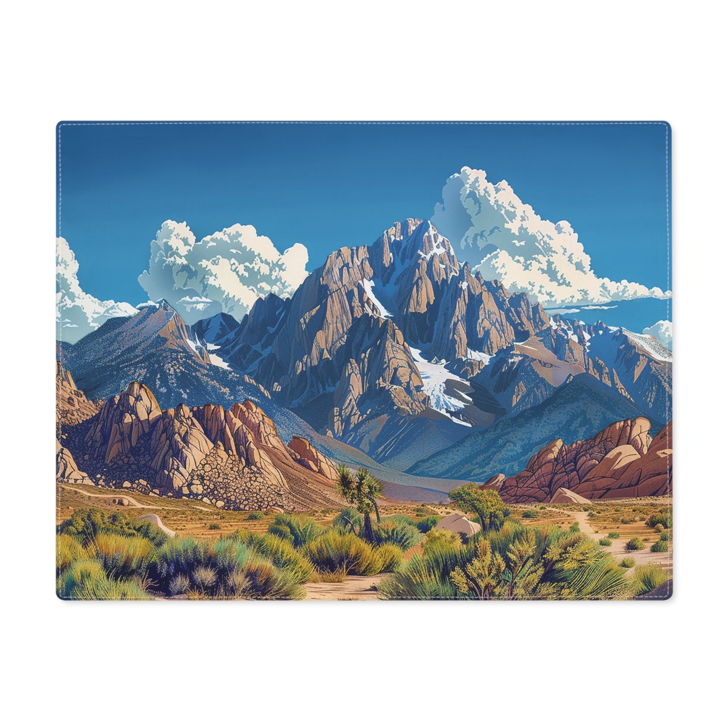 Alabama Hills And Mount Whitney Placemat - 18" x 14".
