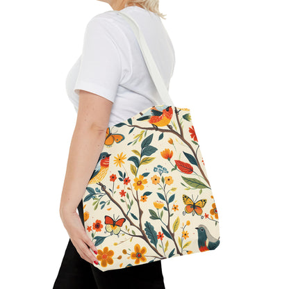 Tree Birds Tote Bag - Available in 3 sizes.