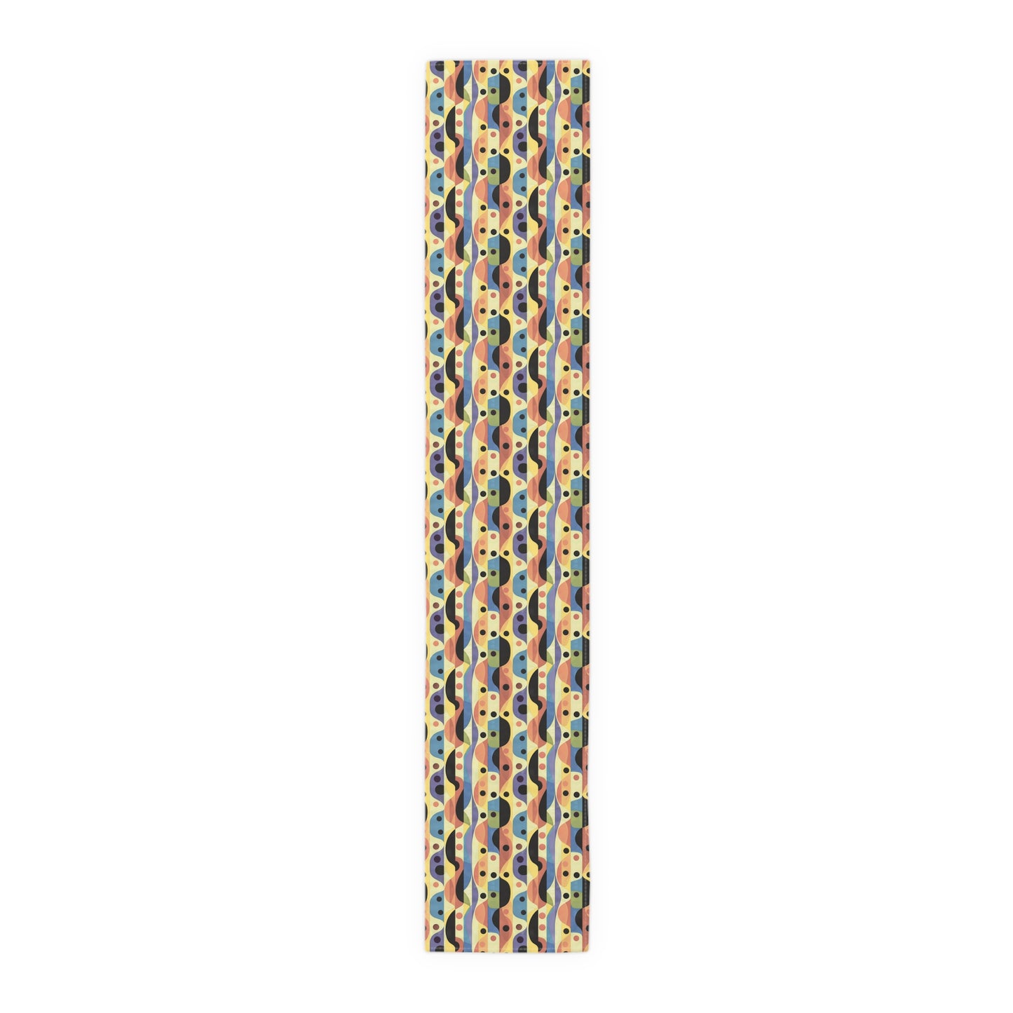 Linear Color Mesa Table Runner - Cotton Twill - Available in 2 sizes: 16" x 72" and 16" x 90".