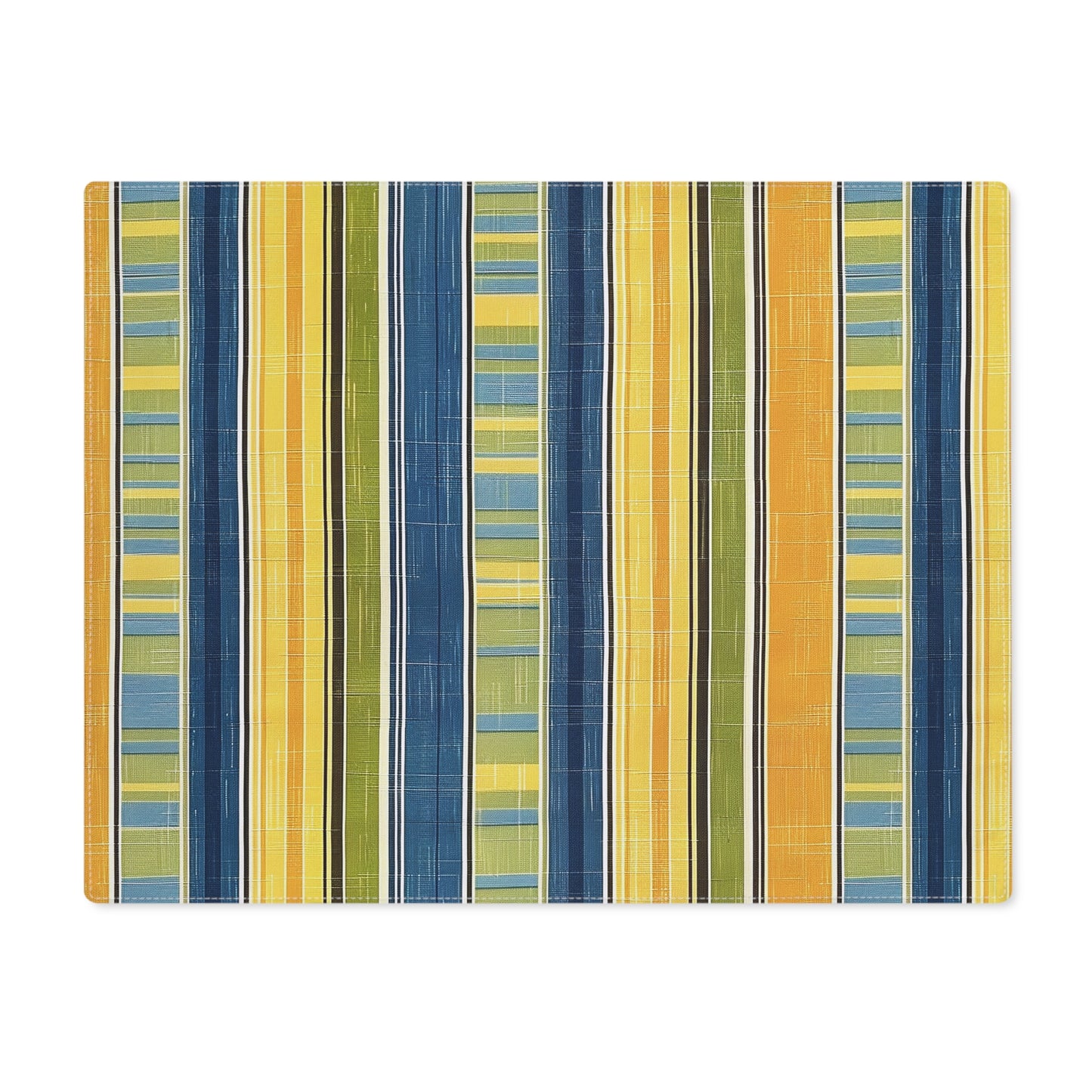 Summer Stripes Delight Placemat - 18" x 14".