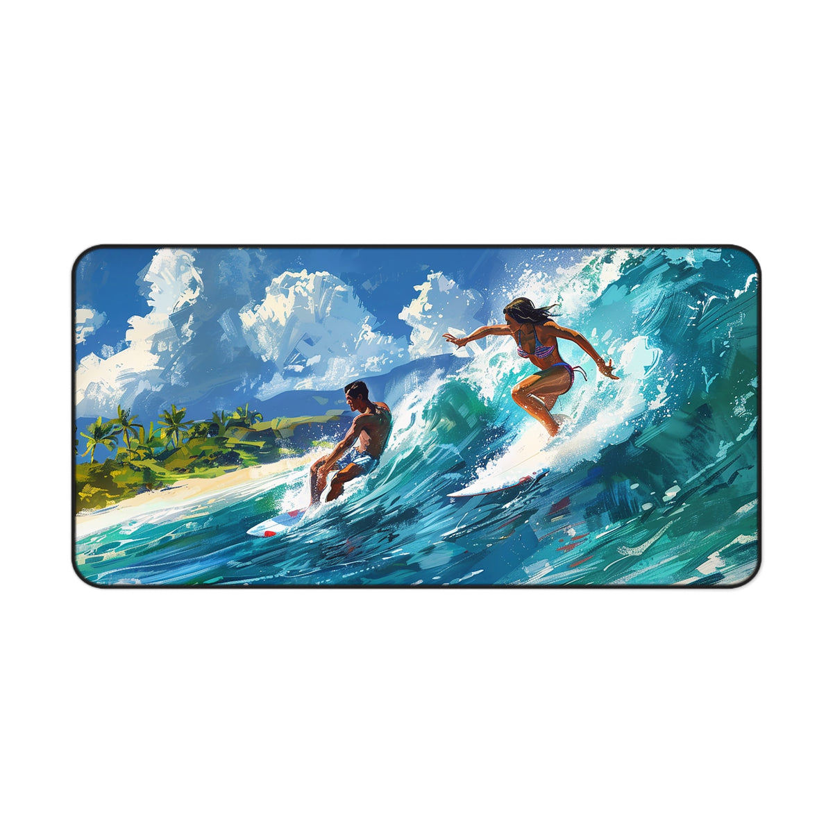 Wave Rider Desk Mat (Desk Pad) - Available in 3 sizes