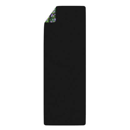 Lavender Dreamscape Rubber Yoga Mat - Find Your Zen Among the Lavender Fields!