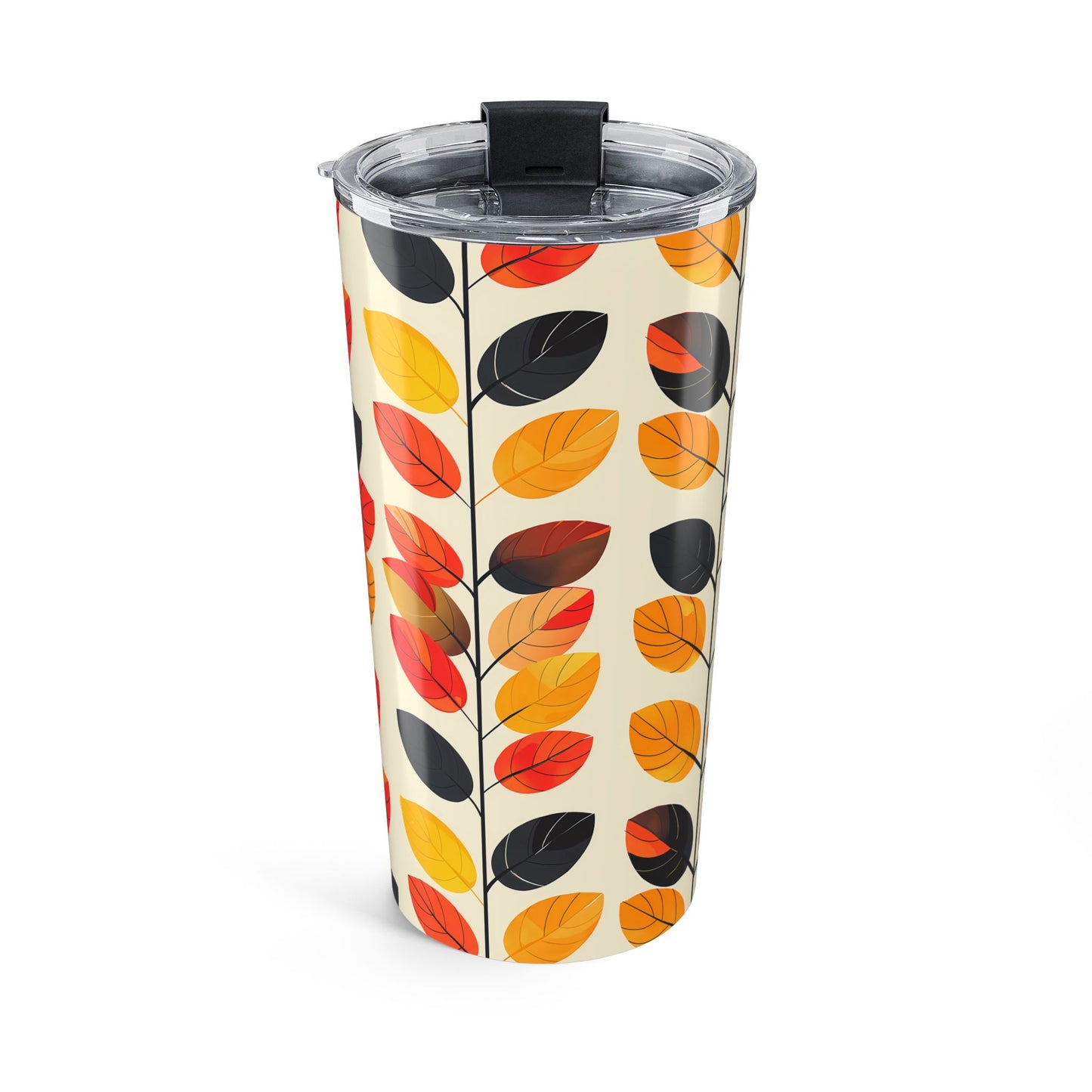 Retro Vines Insulated Tumbler - 20 oz. Stainless Steel, Glossy Finish