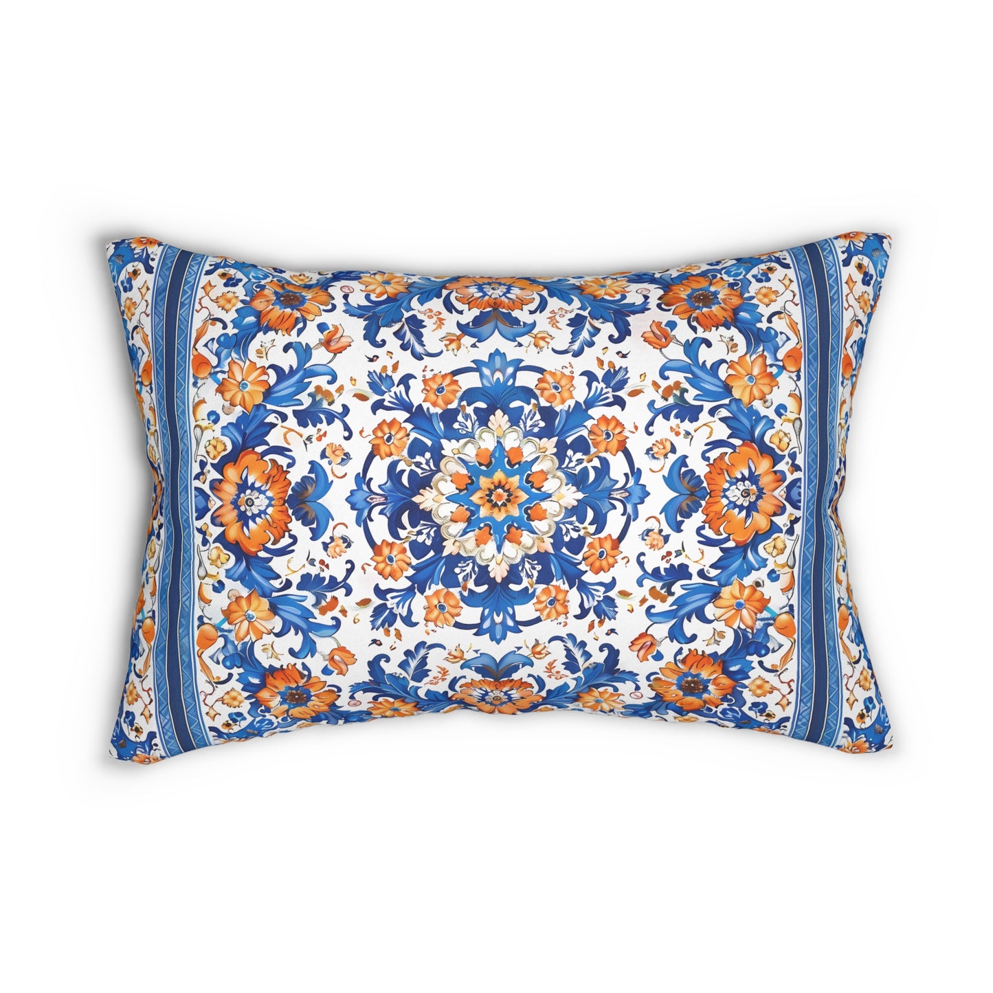Sierra Blossom Lumbar Pillow - Spun Polyester - Double-Sided Print - Concealed Zipper - 20" x 14"