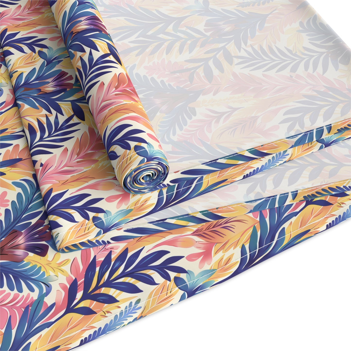 Fern-Tastic Whimsy Table Runner - Cotton Twill - Available in 2 sizes: 16" x 72" and 16" x 90".