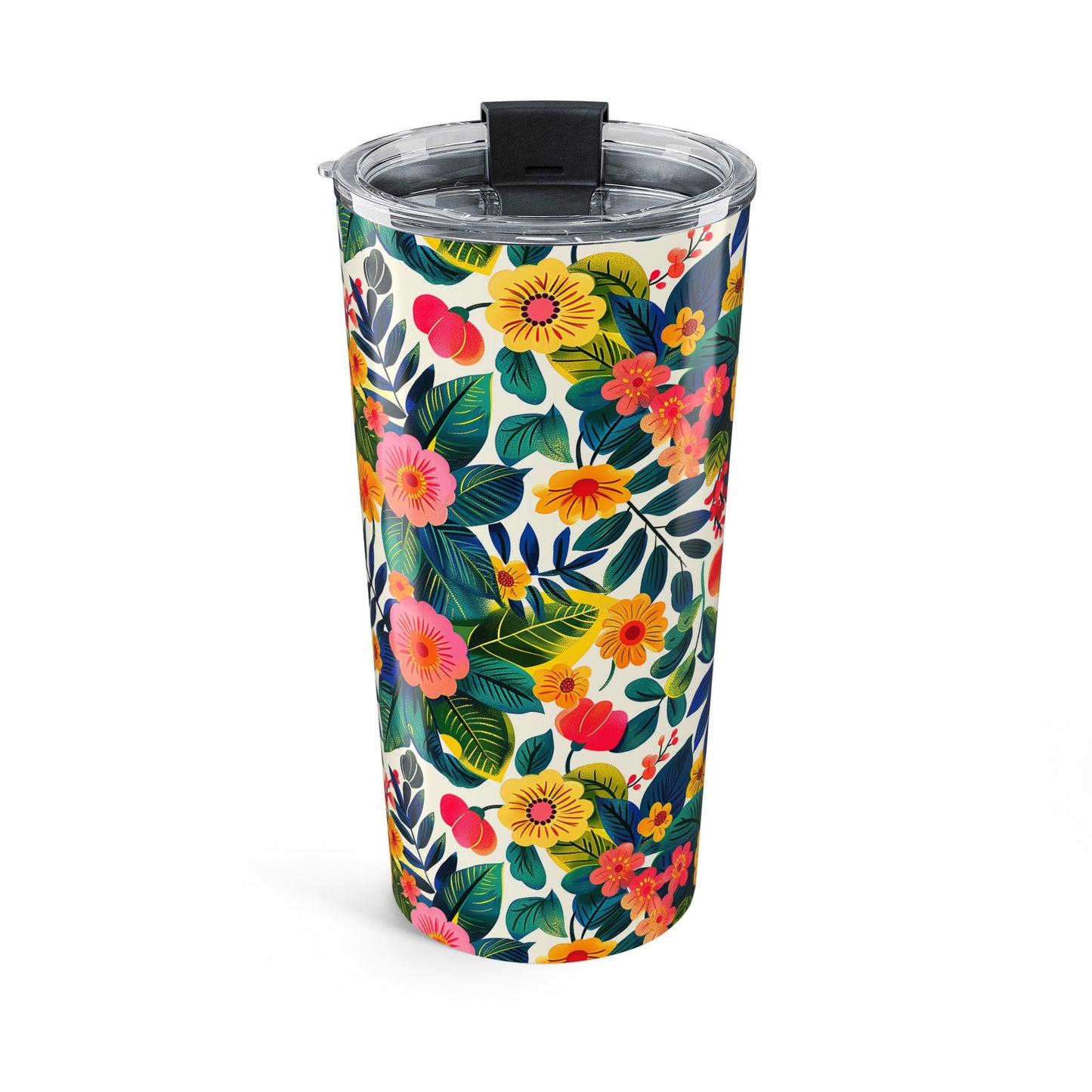 Blossom Bliss Insulated Tumbler - 20 oz. Stainless Steel, Glossy Finish