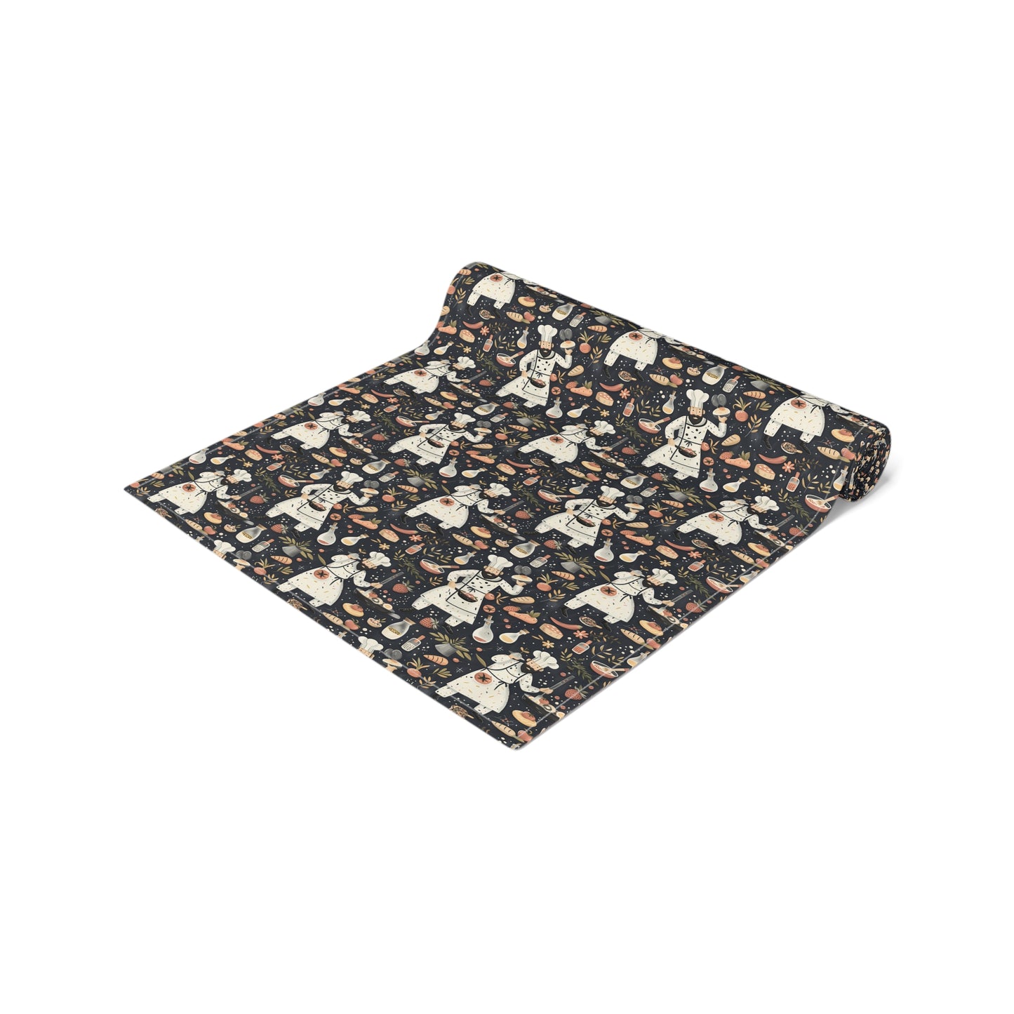Chef's Delight Table Runner - Cotton Twill - Available in 2 sizes: 16" x 72" and 16" x 90".