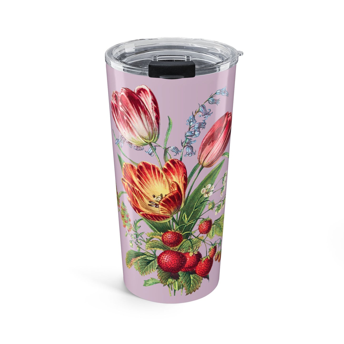 Vintage Tulip Trio Treasure Insulated Tumbler - 20 oz. Stainless Steel, Glossy Finish