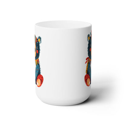 Baby Bear Ceramic Mug - 15 oz. - Little Sips, Big Smiles with Baby Bear! From our Bear Family Collection.