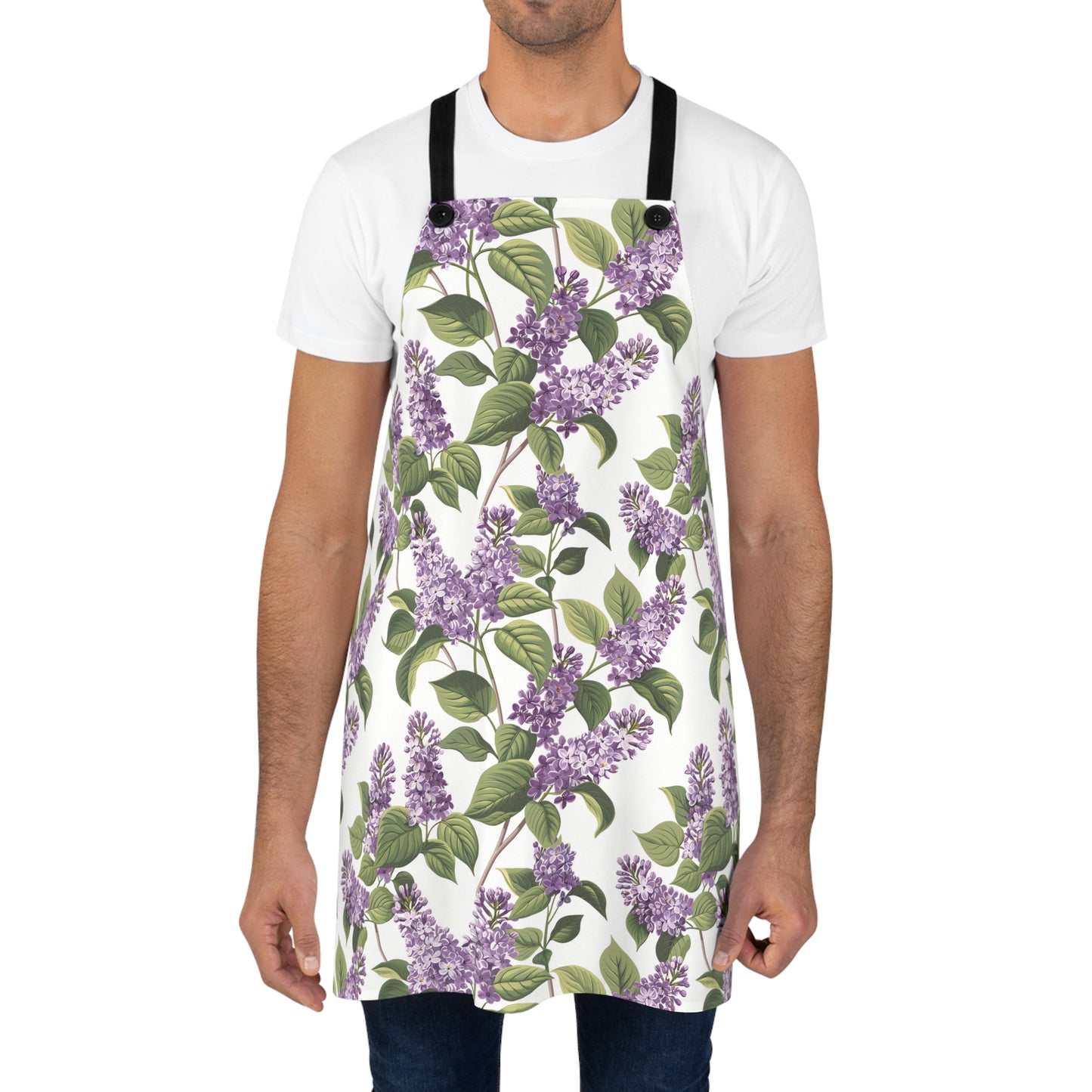 I Love Lilacs Adult Apron