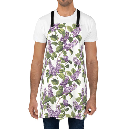 I Love Lilacs Adult Apron