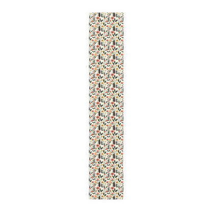 Autumn Bloom Delight Table Runner - Cotton Twill - Available in 2 sizes: 16" x 72" and 16" x 90".